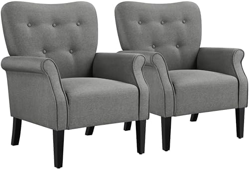 Yaheetech High Back Accent Chair Set of 2 by Yaheetech