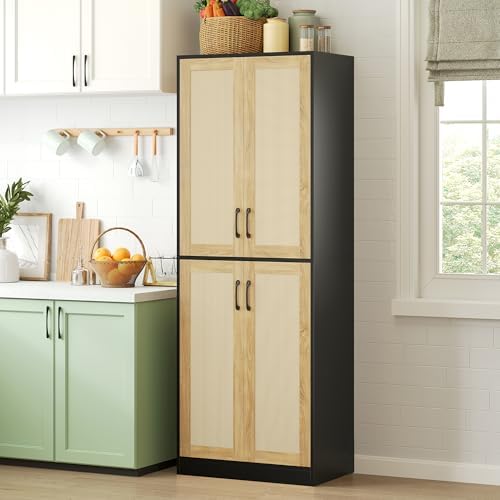 JASIWAY Rattan Pantry Cabinet by JASIWAY