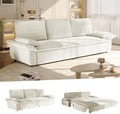 94.5" Pull Out Couch King Size, 3-in-1 Convertible Sleeper Sofa Bed by Kolavess
