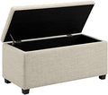 Amazon Basics Upholstered Storage Ottoman Bench by AmazonBasics