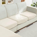 NAISI Waterproof Couch Cushion Covers Thick Velvet Fabric Washable Sofa by NAISI