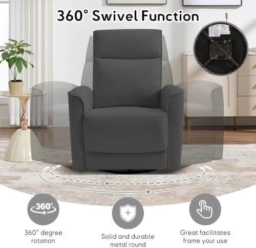 ANJ 360° Swivel Rocker Recliner Chair Set of 2 - Image 4
