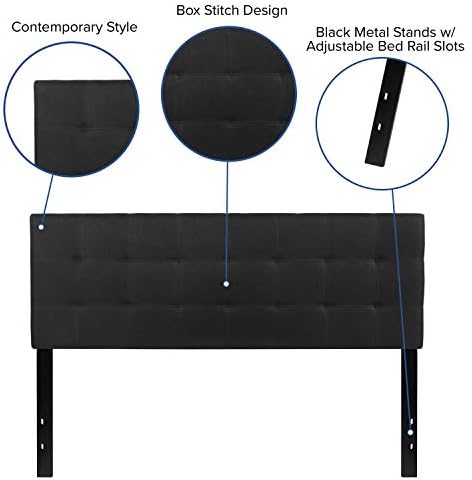 Flash Furniture Queen Tufted Fabric Headboard - Image 4