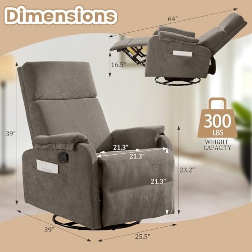 Korser Swivel Rocking Recliner - Image 2