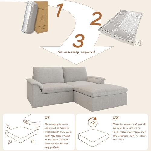 EASE MOOSE 83" Loveseat Sofa - Image 3