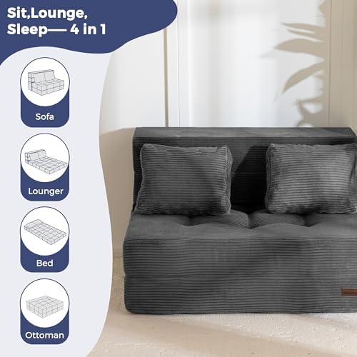 MAXYOYO Convertible Sofa Bed, Fold Out Sofa Couch - Image 5