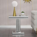Henf 23in Square End Table Faux Marble End Table by Henf