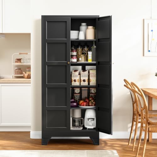 Yizosh Metal Pantry Cabinet by Yizosh