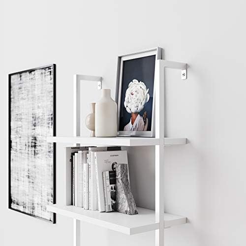 Nathan James White Ladder Bookcase - Image 6