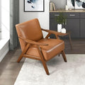 Lexicon Faux Leather Accent Chair by Lexicon