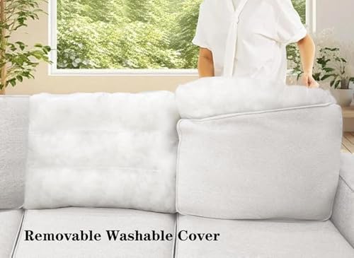 Legend Vansen Oversized Modular Sectional Sofa, U/L‑Shaped Reversible Couch - Image 4