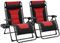 JEAREY Zero Gravity Chairs Set of 2, Oversized Recliners by JEAREYOutdoorsCollection