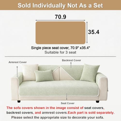 Soft Velvet Fuzzy Couch Covers Washable - Image 4