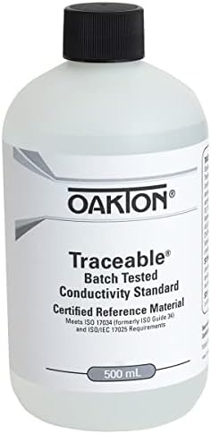 Oakton Traceable® CRM Conductivity and TDS Standard, Batch-Tested by Cole-Parmer