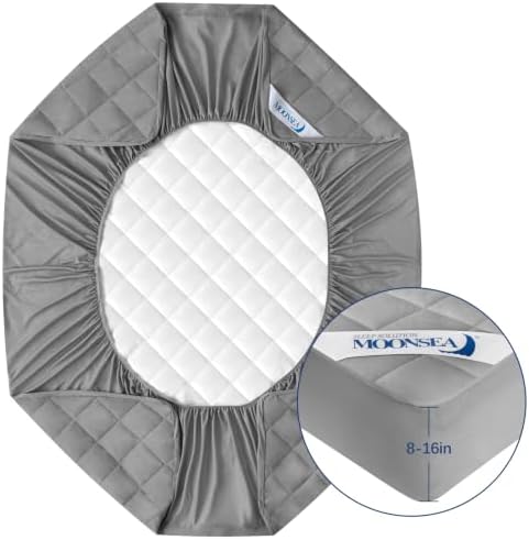 Moonsea Full Mattress Protector, Waterproof Mattress Cover - Image 3