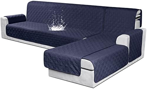 VANSOFY Sectional Couch Covers 100% Waterproof L Shaped Sofa Slipcover 3pcs by VANSOFYFURNITURECOVERS