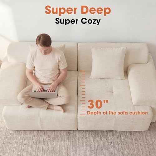 84" Modular Loveseat Couch - Image 3