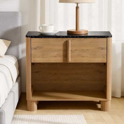 Nightstand Set of 2, Modern Curved End Tables - Image 6