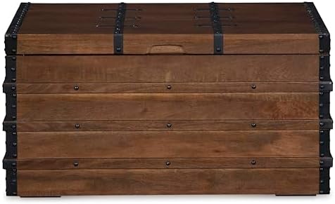 Signature Design by Ashley Storage Trunk Coffee Table - Image 6