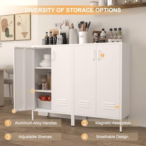 IRONFFICE Metal Cabinet Storage, Metal Cabinet - Image 5