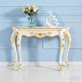 4 Legs Wooden Console Table for Entryway by Unknown
