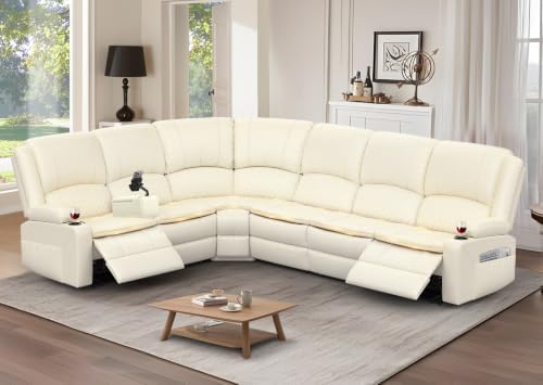 6 Seater Reclining Sofa Set, Modern Living Room Couch Set by SavortheHappyMoments