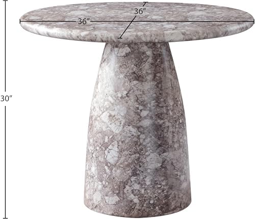 Meridian Furniture 700Brown-T Cosenza Collection Art Deco 36" Indoor/Outdoor - Image 3