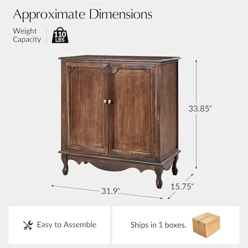 Antique Solid Wood Sideboard - Image 2