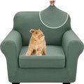 XINEAGE 2-Piece Stretch Armchair Sofa Cover, Washable Couch Covers by XINEAGE