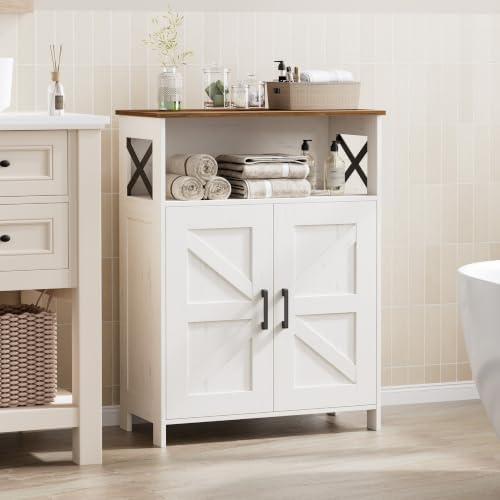 Homhedy Farmhouse Bathroom Storage Cabinet - Image 2
