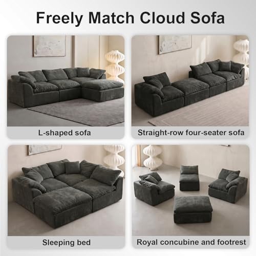 Cloud Couch Sectional, Boneless Modular Sofa - Image 4