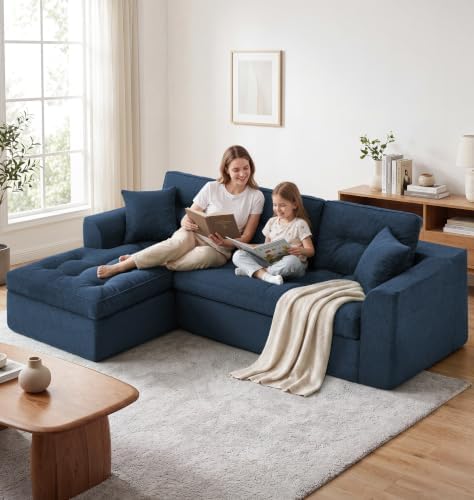 Hobestluk 105'' Boneless Couch Modular Sectional Sofa - Image 4
