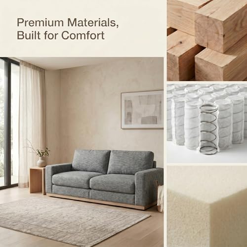 Sunny Heart 86" Modern Loveseat Sofa - Image 4