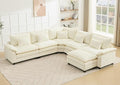 Oversized Modular Sectional Sofa Set, Convertible Deep Seat Cloud Couch by Unknown