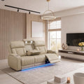 Power Reclining Leather Sofa Set – 3-Piece Home Theater Seating by DaydoSempli