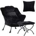 Lazy Chair with Ottoman, Comfy Reading Chair by HomeEastllyHome