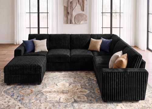 HONBAY Corduroy Sectional Sofa - Image 7