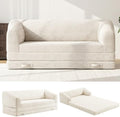 JUIKURY Folding Sofa Bed with Backrest, Boneless Fold Out Couch with Handle by Unknown