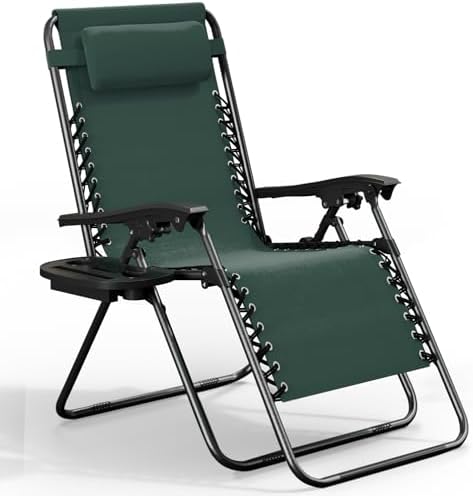 Nestl Zero Gravity Chairs 1 Pk, Portable Patio Lounge Outdoor by Nestl