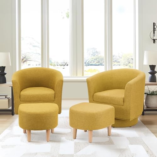 DAZONE Swivel Accent Chair Set of 2 by DAZONE