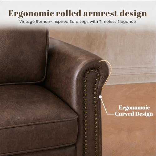 Kingfun Faux Leather Accent Chair - Image 3