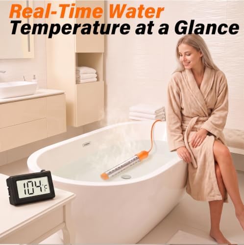 1500W Immersion Water Heater, MgO Fast Heating, Digital Temperature Display - Image 5