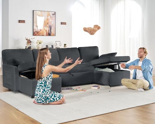 AMERLIFE 110" Sofa Bed, Sleeper Sofa - Image 6