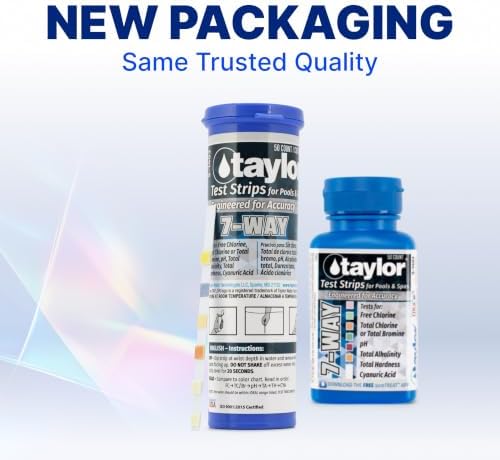 Taylor Technologies S-1403, 7-in-1 Pool and Spa Test Strips - Image 7