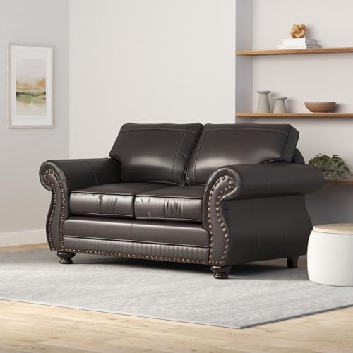 Leinster Faux Leather Loveseat - Image 2