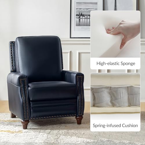 HULALA HOME Genuine Leather Manual Recliner - Image 6