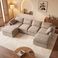 137" Cloud Couch Sectional Sofa by Unknown