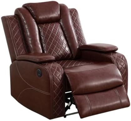 Electric Power Recliner Chair Living Room Furniture, Comfy Wide Lazy Home - Image 3
