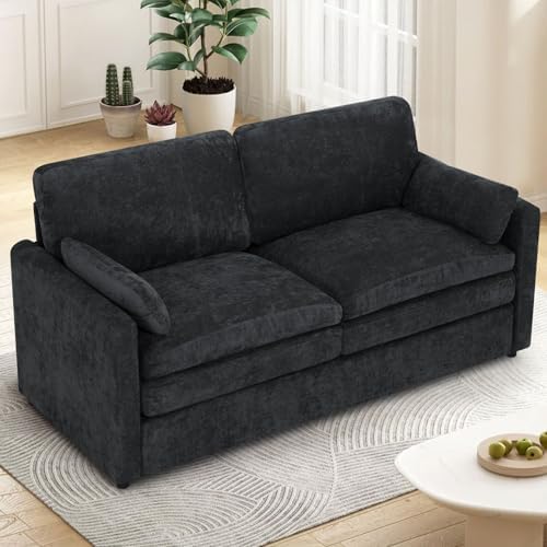 3 Pieces Chenille Sofa Set w/Two Arm Pillows - Image 5