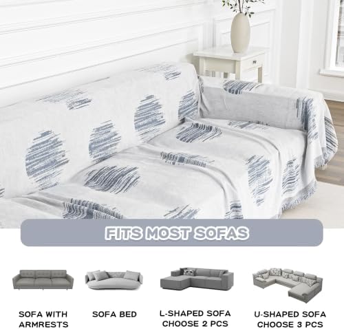 MEETSKY Sofa Covers for Sofa, Couch Cover for Dogs, Throw Couch Covers Loveseat - Image 6